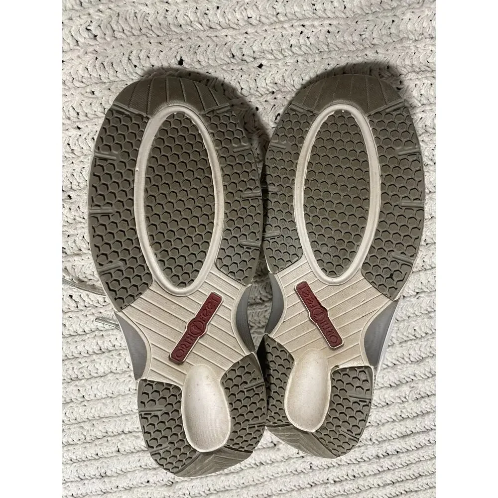 OrthoFeet Coral Sneakers Shoes Lace Up Womens 9 B White Gray No Insoles MSRP$135